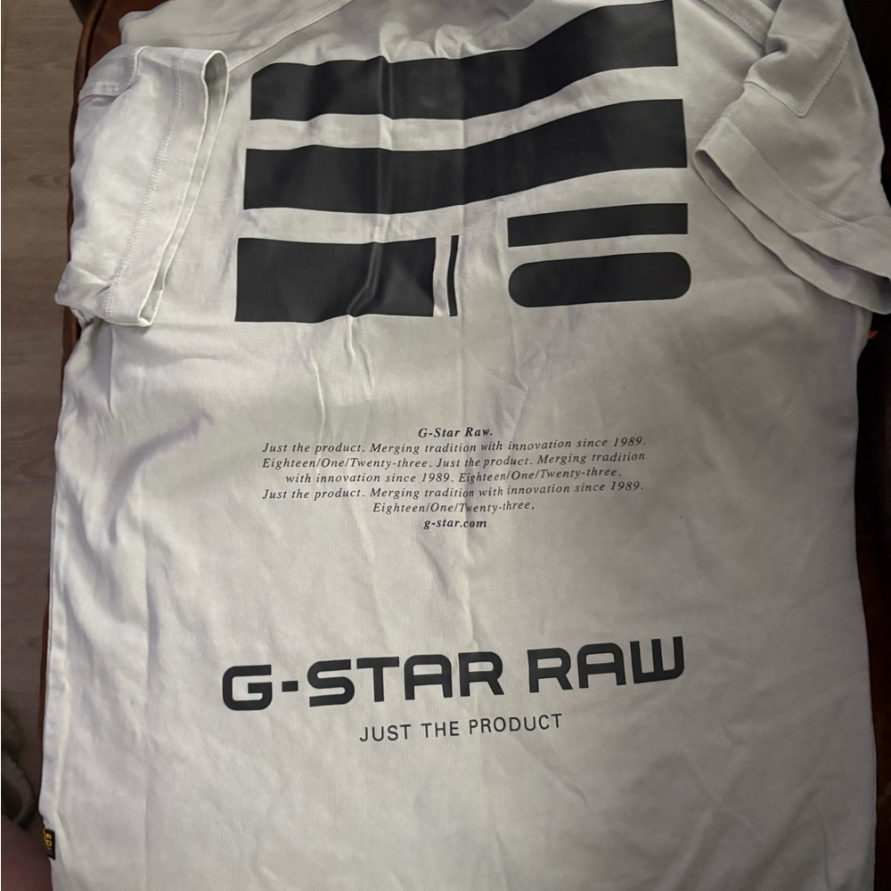G-Star Raw White Short Sleeve Tee